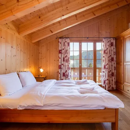Grand Swiss Chalet Cou Cou For 10 Next To Skilift! Chalet