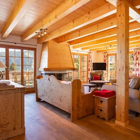 Grand Swiss Chalet Cou Cou For 10 Next To Skilift! *