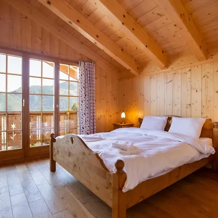 Chalet Grand Swiss Chalet Cou Cou For 10 Next To Skilift!