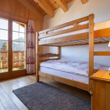 Chalet Grand Swiss Chalet Cou Cou For 10 Next To Skilift! *
