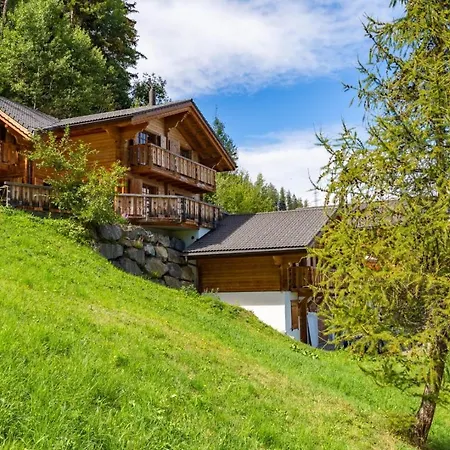 Grand Swiss Chalet Cou Cou For 10 Next To Skilift! La Tzoumaz